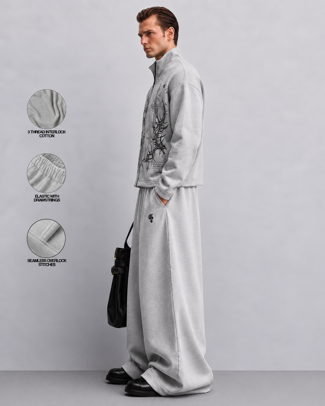 Blacken Grey Balloon Pants